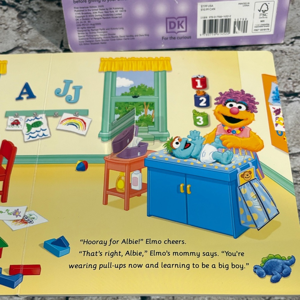 Sesame Street P is for Potty! And Girls Use the Potty! Book Bundle - Picture 8 of 16